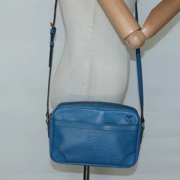 LOUIS VUITTON Epi Trocadero 23 Shoulder Bag Blue - Picture 1 of 16
